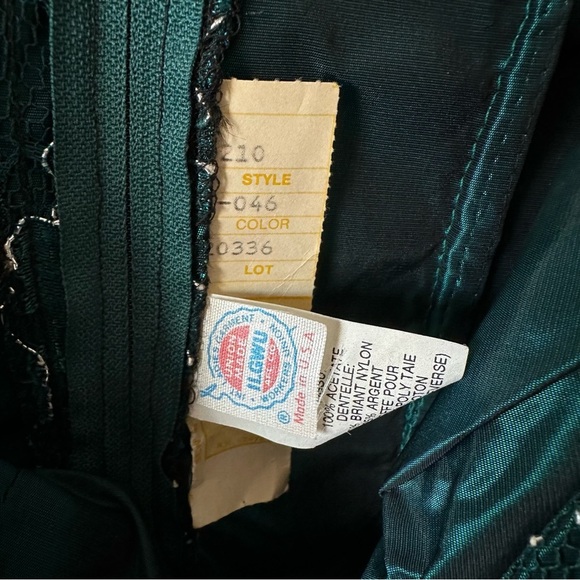 Vtg Flirtations by Alfred Angelo Sz 5/6 80s Party Dress  Homecoming Prom Formal - Picture 7 of 16